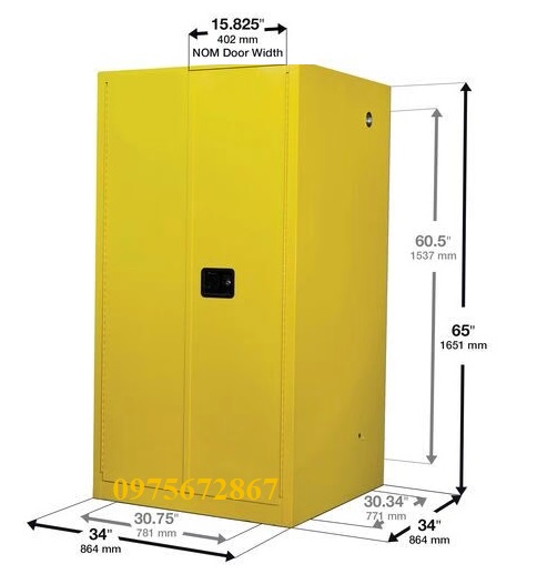 THÔNG SỐ KỸ THUẬT TỦ AN TOÀN CHỐNG CHÁY 2A-896000